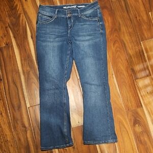 Wallflower Women's Luscious Curvy Fit Classic Blue Boot Cut Jeans